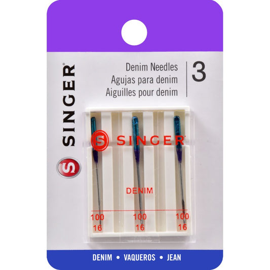 DYM02108 Denim Needles 3 ct, 100/16