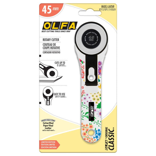 OLFRTY-2GP5 Rotary Cutter 45mm, The Blooming Garden